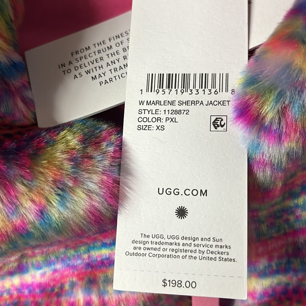 UGG MARLENE SHERPA JACKET - Picture 3 of 4